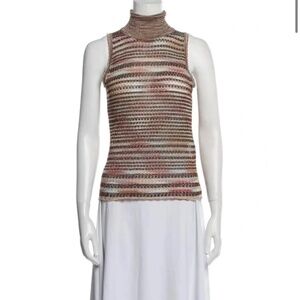 Rare Missoni Sleeveless Knit Turtleneck (XS - S)